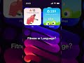one is languages teacher. one is fitness coach. #fitnessjourney #motivation #widgets #duolingo #fito
