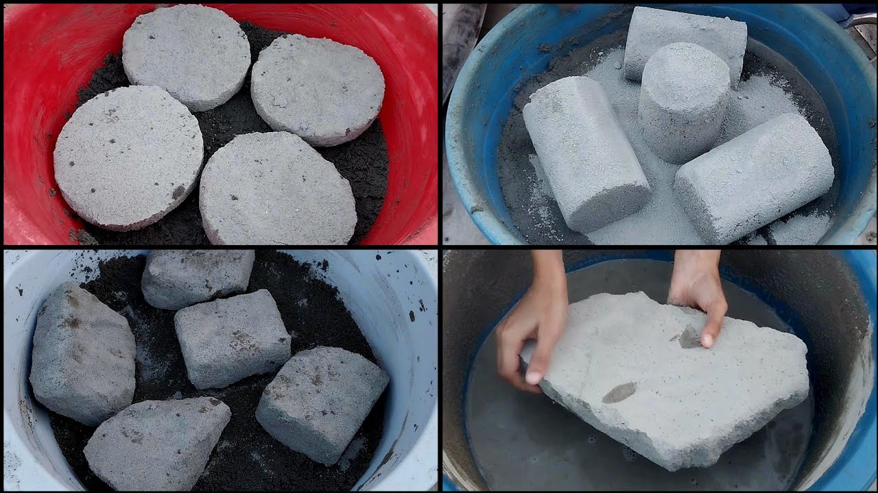 ASMR:Pure sand sandcement&brown sand dry crumbling on paste compilation edits oddly satisfying