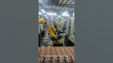 🦾🦾A very high quality Chinese robot brand applied to robotic machine tending application👏👏