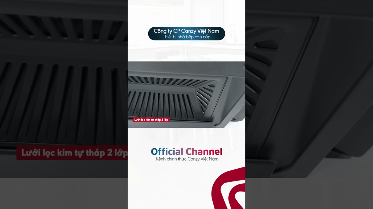 Máy hút mùi kính cong CZ-70C66 - YouTube