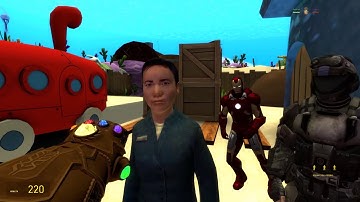 Gmod random ragdolls featuring cat face gman