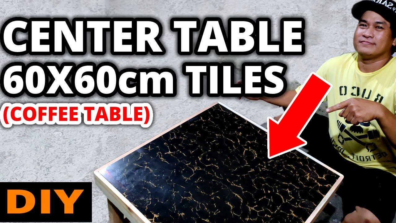 DIY Making a Center Table from Scrap Tile and Wood StepbyStep