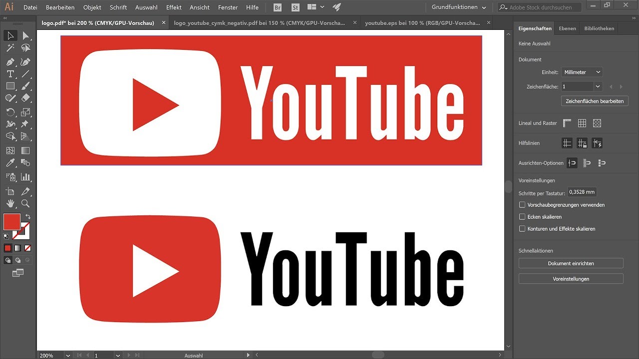 Logo Erstellen Photoshop Tutorial Youtube