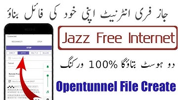 Jazz File Create | Jazz Open Tunnel File Create