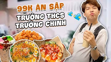 Thử Thách Cầm 99K Ăn Sập Trường THCS Trường Chinh Và Cái Kết 😱| Quốc Halo