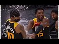 Donovan Mitchell Cools Off Jordan Clarkson With Water - 76ers vs Jazz | February 15, 2021