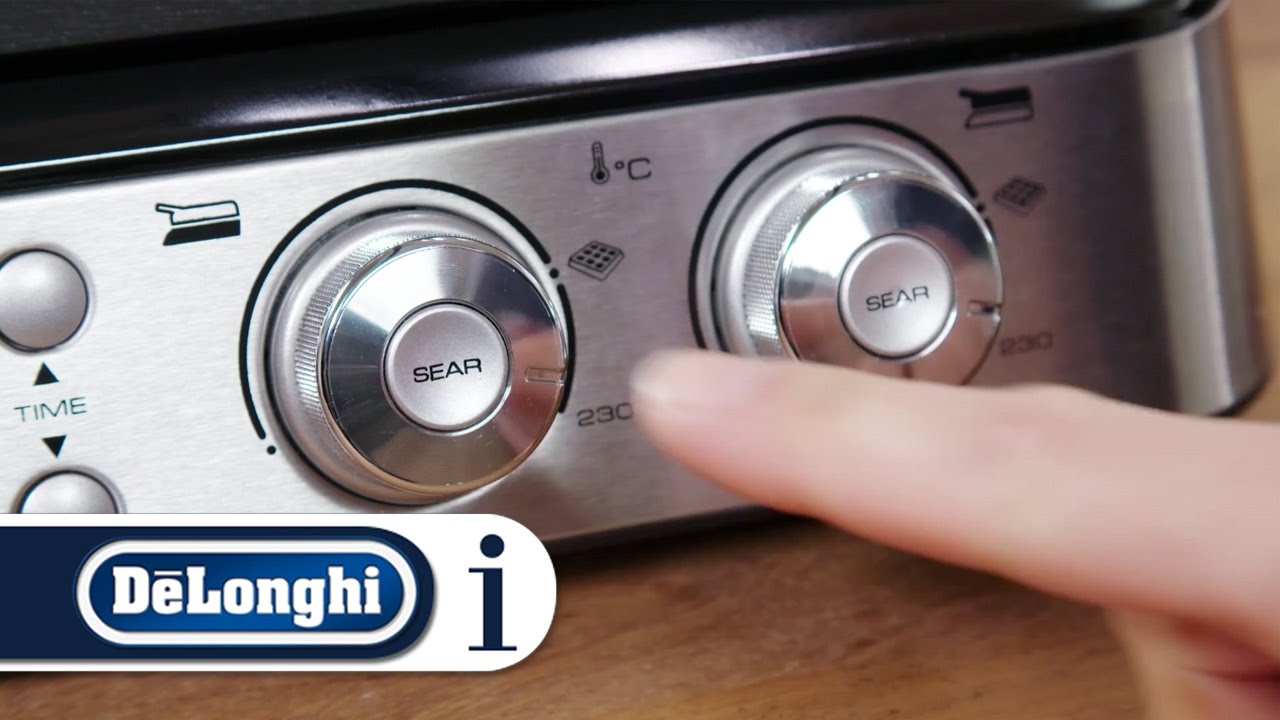 How to use the sear function on your De'Longhi MultiGrill CGH1012D, CGH1020D or CHG1030D