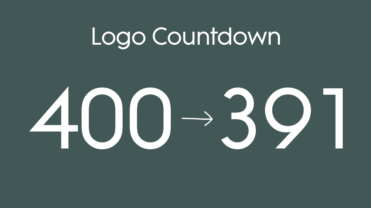 Logo Countdown 40: 400 to 391 - YouTube