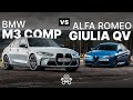 2021 BMW M3 Competition (G80) vs. Alfa Romeo Giulia Quadrifoglio | PistonHeads