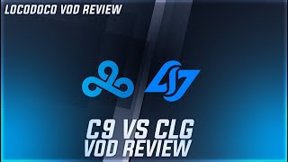 C9 vs CLG - C9 showing how well they are at setting up fights - LCS Week 5  Locodoco [ VOD Review ]