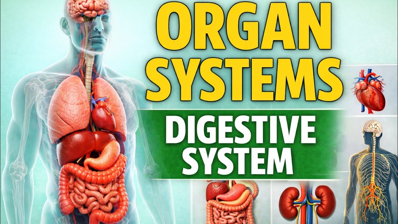 “Human Organ System Explained in Hindi | Types of Organ System & Digestive System | Biology”