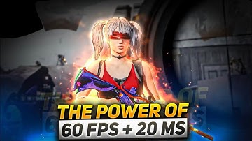 The Power of 60 FPS + 20ms ⚡ BGMI Gameplay , BGMI new update 4.1  ￼