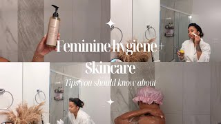 FEMININE HYGIENE TIPS | SKINCARE TIPS & ROUTINE + SELFCARE & RELAX