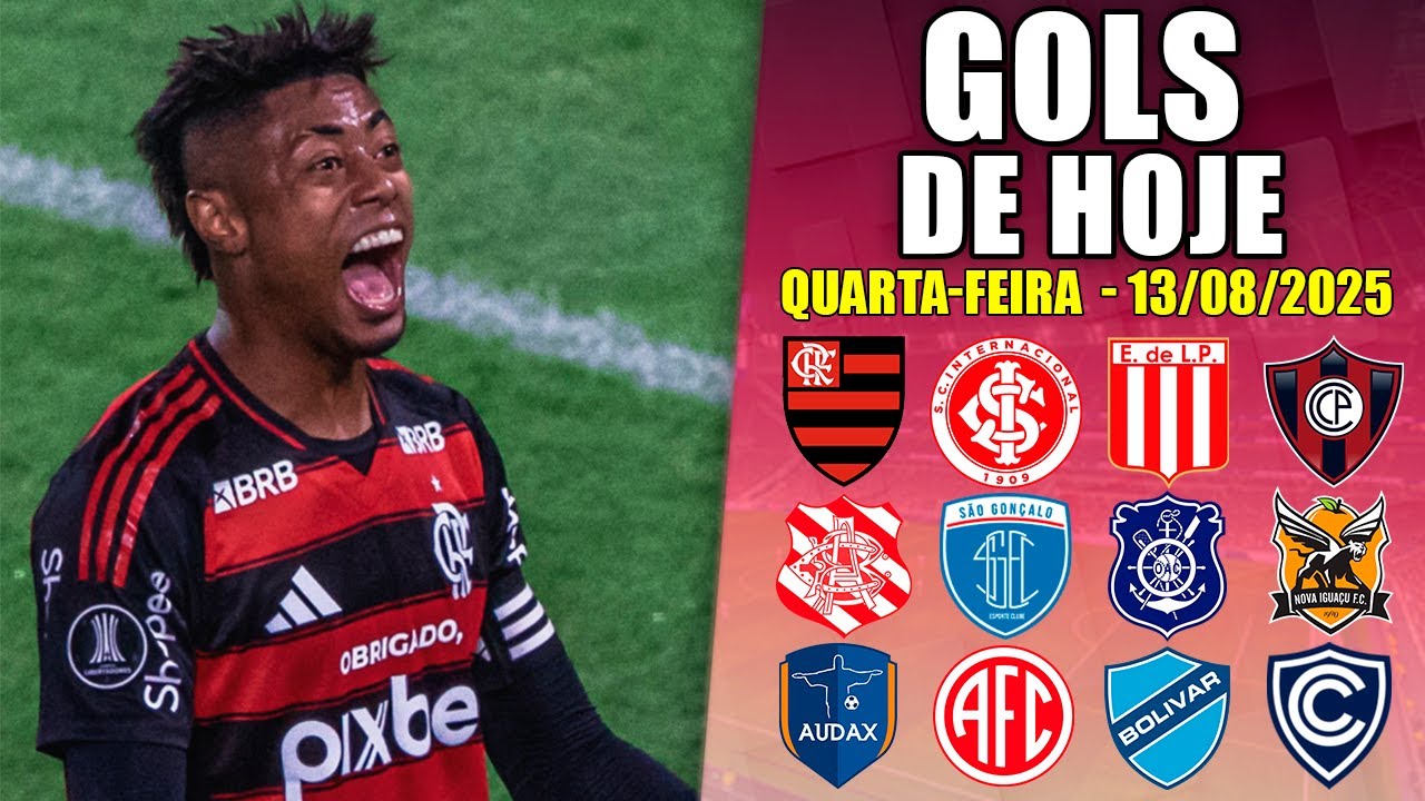 ⚽ TODOS OS GOLS DESTA QUARTA-FEIRA 13/08/2025 - GOLS DO DIA, GOLS DE HOJE, GOLS DA RODADA (COMPLETO)
