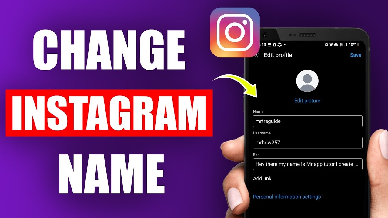 How To Change Name ON Instagram - Change instagram name - FULL GUIDE