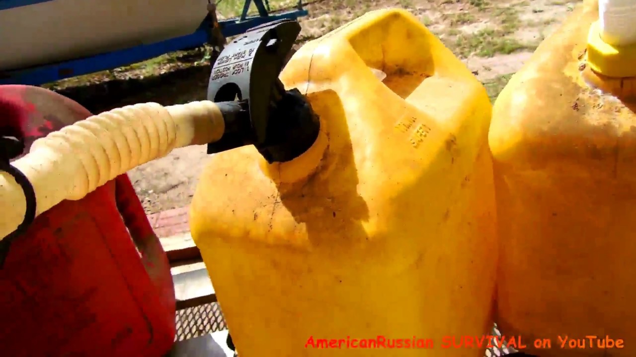 EZ Pour Gas Can Spout, Better than the 'modern' stuff - YouTube
