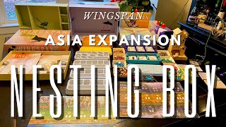 Wingspan Board Game Nesting Box with Asia Expansion Unboxing! #birds #fun #games screenshot 4