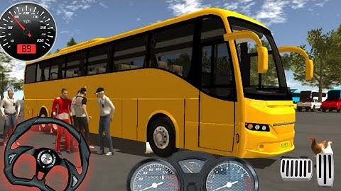 India Mobile Bus Driver Simulator - New Bus Transporter First Driving - Android GamePlay - AtlasGame