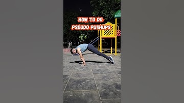 ✅ Pseudo Pushups Tutorial #calisthenics #fitness #shorts