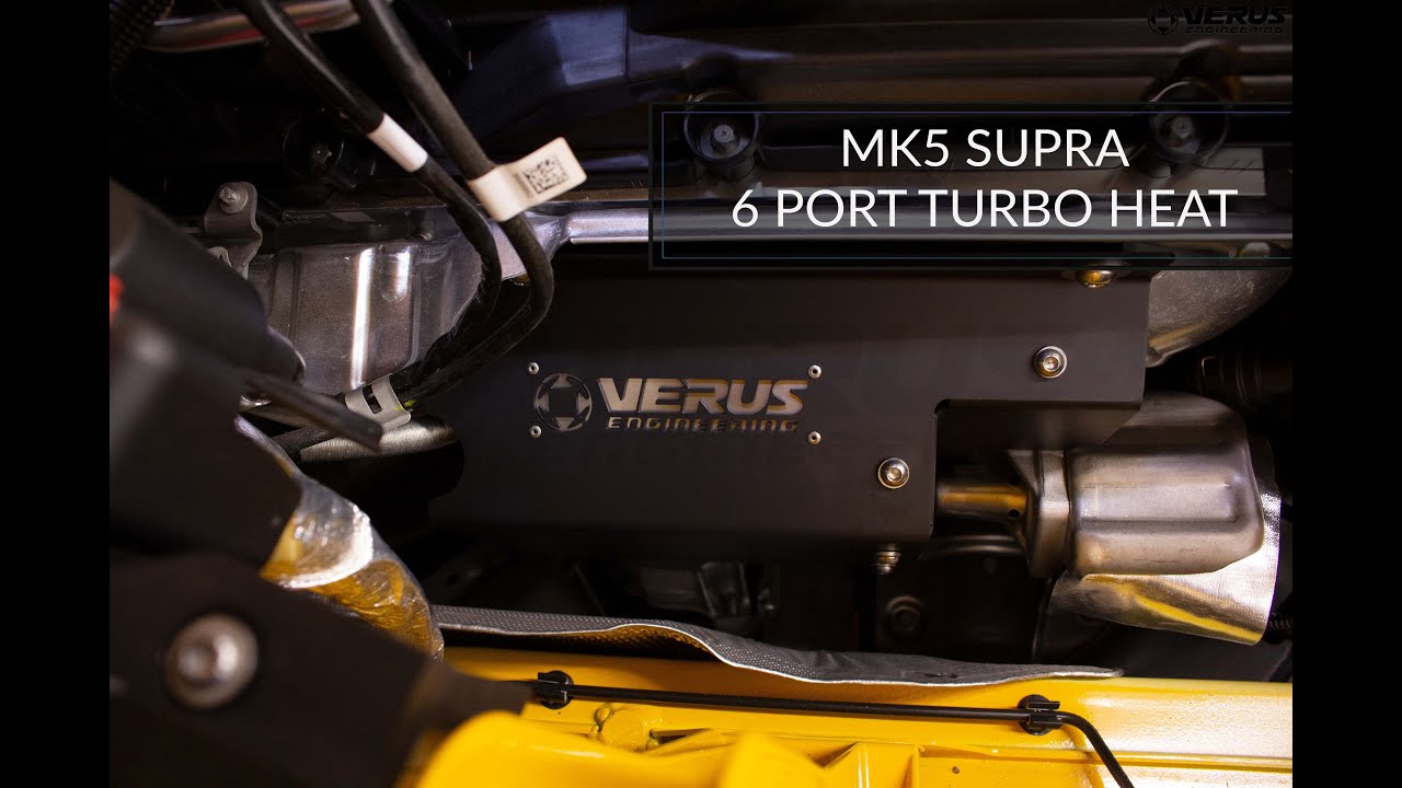 Mk5 Toyota Supra 6 Port Turbo Heat Shield Installation