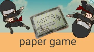 ninja paper game screenshot 2