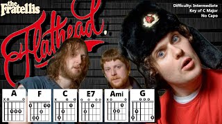 How to Play "FLATHEAD" by The Fratellis (No Capo) | Intermediate Guitar Play-Along + TAB & Lyrics