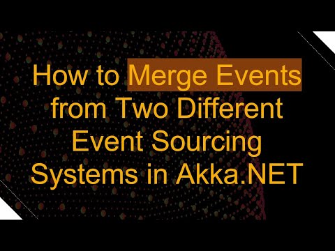 How to Merge