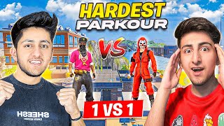 Hardest Parkour Challenge As Gaming Vs Noob Brother 1 Vs 1 Who Will Win? - Garena Free Fire India screenshot 5