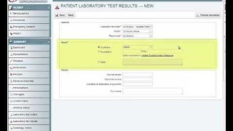 Summary - Lab test results - Sybe Medical Management, Clinic Management System, Medical Billing
