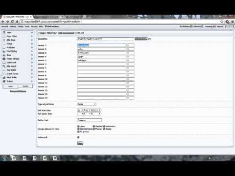 uCoz საიტზე გამოკითხვის დაყენება [GEOLESSONS.GA]