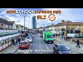 London superloop express bus  sl2  north woolwich ferry to ilford station  part journey