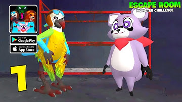 Escape Room Monster Challenge - Gameplay Walkthrough Part 1 | Indigo Park Chapter 1 (Android, iOS)