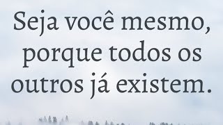 Seja você, não se amolde para agradar os outros. liberte-se hoje.