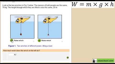GCSE Physics Revision-Conservation and Dissipation of Energy-Energy and Power-Calculating Power pt1