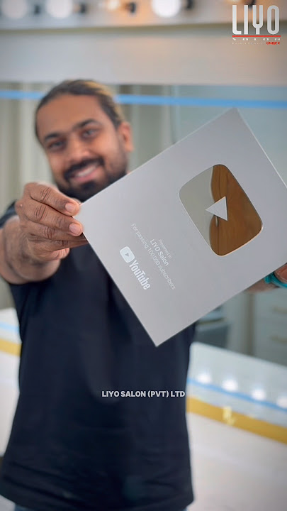 ලක්ෂ වාරයක් ස්තූති.. ❤️ #SalonLiyo #Youtube #DhanushkaChathuranga #silverplaybutton