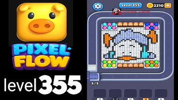 Pixelflow level 355 Guide Walkthrough Solution