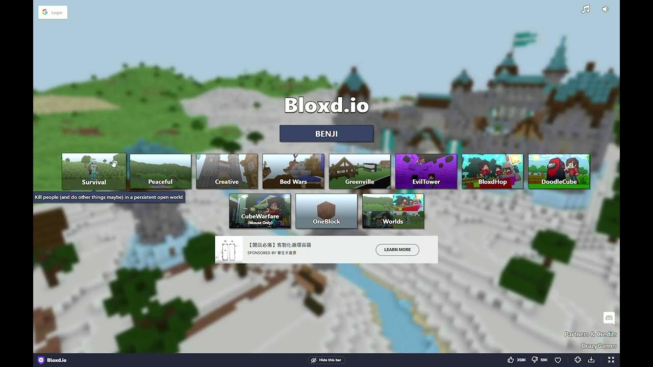 Bloxd io 🕹️ Play Bloxd io on CrazyGames YouTube