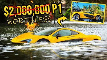 I Bought A Flooded $2,000,000 McLaren P1 And It
