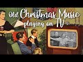 Old christmas music playing on tv  oldies christmas music playlist
