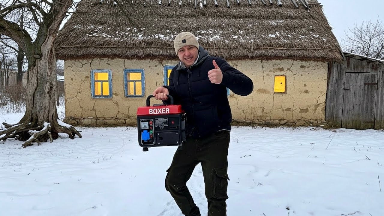Дом в Селе. Купил Дерьмо но Генератор Работает. Чем лучше обогреть дом Газ или Дрова