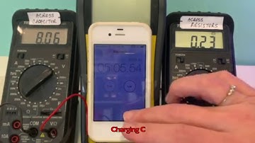 Lab RC Time Constant - Using DMM to measurement RC time constant