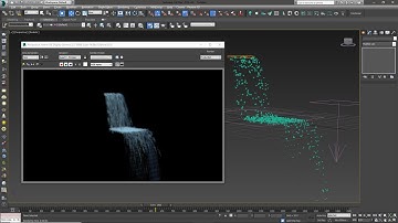 Creating waterfalls in 3Ds max