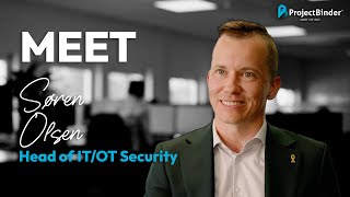 Meet Soren Olsen, ProjectBinder Head of IT/OT Security.