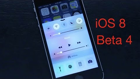 iOS 8 Beta 4 New Features