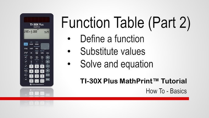 Ti 30xplus Mathprint Calculator