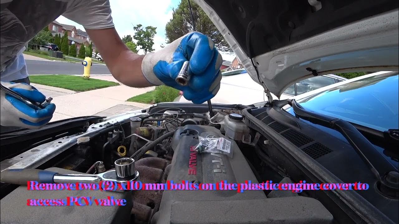 How to Fix White Smoke on Start Up 1/3 (PCV Valve Change 2011 Toyota Camry Hybrid 2.4L 4 cyl