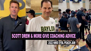 Baylor Head Coach Scott Drew advice on HOW to GET TO NBA! | Coach Interviews | Peach Jam 2022