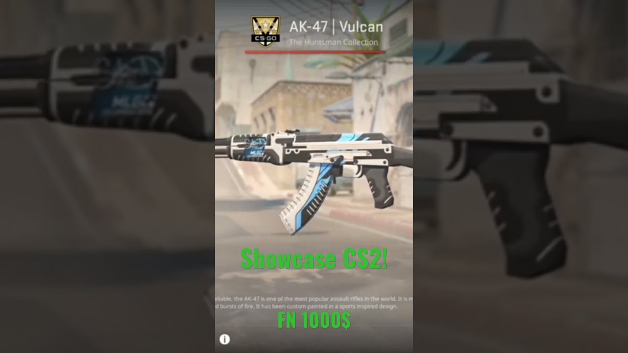 CSGO AK-47 | Vulcan - Skin wear/float - YouTube