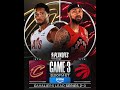 Cleveland Cavaliers vs. Toronto Raptors in game 2, who will win