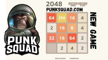 New 2048 Game On PUNKSQUAD.com FREE To Play